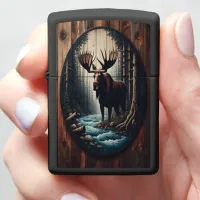 Bull Moose River  Zippo Lighter