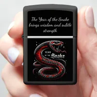 Year of the snake: chinese new year 2025 zippo lighter