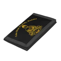 Buddha in Lotus Pose Trifold Wallet