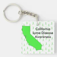 California Lyme Disease Awareness Key Chain