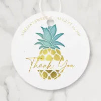 Tropical  Pineapple Sweet 16 Thank You ID922 Favor Tags
