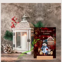 Cute Red Christmas land Holder