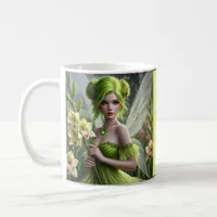 Beautiful August Fairy in Gladioli Coffee Mug