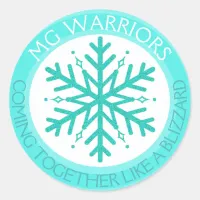 Myasthenia Gravis No Two Snowflakes sticker