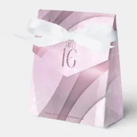 Sparkling Swirls Sweet Sixteen Orchid Pink ID652 Favor Boxes