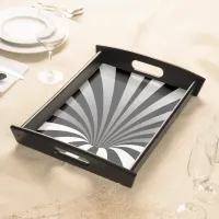 Hypnotic Optical Illusion Trippy Spiral Vortex Serving Tray