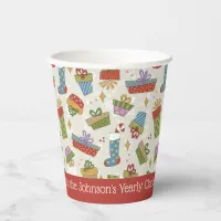 Cute, Colorful Christmas Gifts Paper Cups