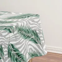 Beautiful Botanical Green Watercolor  Tablecloth