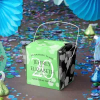 Elegant 20th Emerald Wedding Anniversary Favor Box