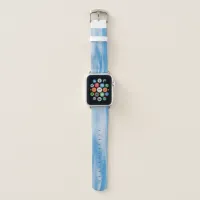 Blue Sky Clouds Summer Day Uplifting Apple Watch Band