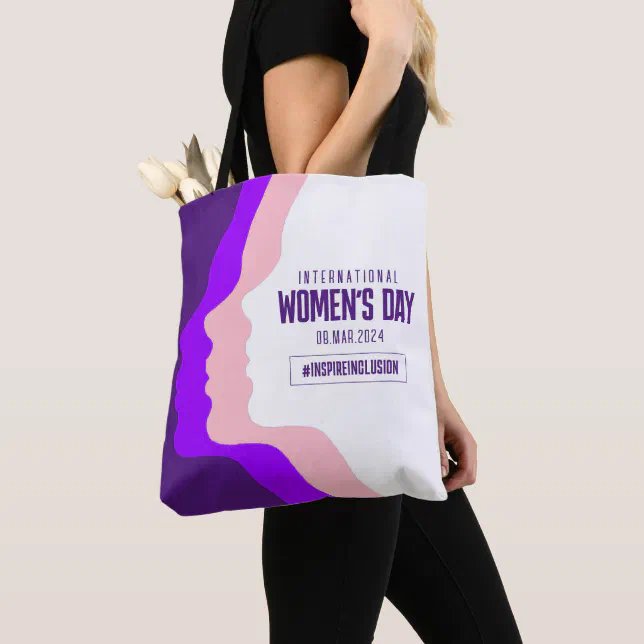 Colorful Faces International Women's Day March 8 Tote Bag