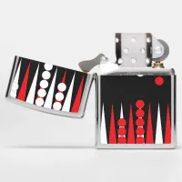 Cool Backgammon Player Zippo Lighter