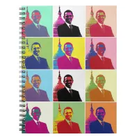 President Obama Pop Art Notebook