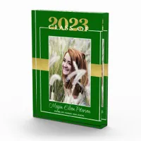 Green and Gold Class of 2023 Graduation Memento Photo Block