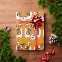 Tiger Face Wrapping Paper