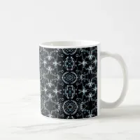 Neon Starburst Kaleidoscope Coffee Mug