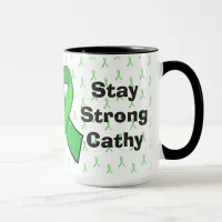 "Stay Strong" Personalized Lyme Awareness  Mug