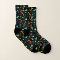 Rainbow Pride Valentine Socks