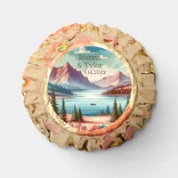 Watercolor Mountain Views Wedding  Reese's Peanut Butter Cups