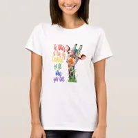 It Takes A Lot Of Courage Pride Giraffe T-Shirt