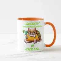 Taco Treats With Feline Friend Mug