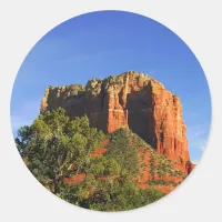 Cathedral Rock, Arizona Classic Round Sticker