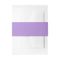 Purple Color Invitation Belly Band