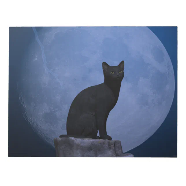 Moonlit Cat Notepad