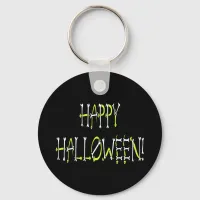 Halloween Snakes and Bones Text Keychain