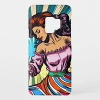 Pretty Woman Dancing Salsa Pop Art Case-Mate Samsung Galaxy S9 Case