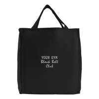 Martial Arts Black Belt Club Canvas Tote Bag