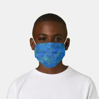 Blue Dinosaur Hide Kids Face Mask