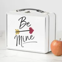 Be mine Cute Valentines Metal Lunch Box