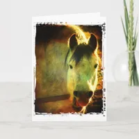 Laughing Horse, Birthday Card