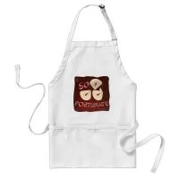 So Fortunate Cookie Funny Food Cartoon Adult Apron