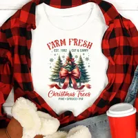 Farm Fresh Christmas Trees Vintage Tri-Blend Shirt