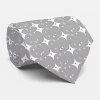 Blue & Gray Retro Men’s Neck Tie