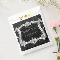 Romantic,Elegant French Framed "Thank You" Favor Bag