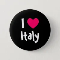 I Love Italy Pinback Button