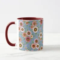 Daisy Floral Mug