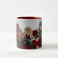 Santa on Parade Mug