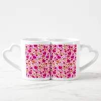 Lotta Love Hearts Pattern Coffee Mug Set