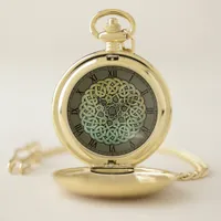 Celtic Knotwork Mandala Pocket Watch