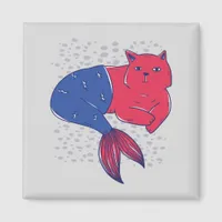 Mermaid Cat Magnet