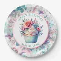 Pink and Teal Shabby Chic Floral Party