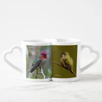 Anna's Hummingbird on the Scarlet Trumpetvine Coffee Mug Set