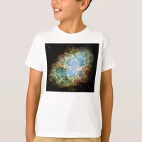 Crab Nebula Space Galaxy Kids T-Shirt