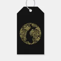 Koi Carp Black and Gold Exotic Gift Tags