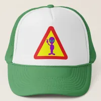 Alien Warning Trucker Hat