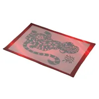 Chinese Zodiac Year of the Monkey | Cloth Placemat